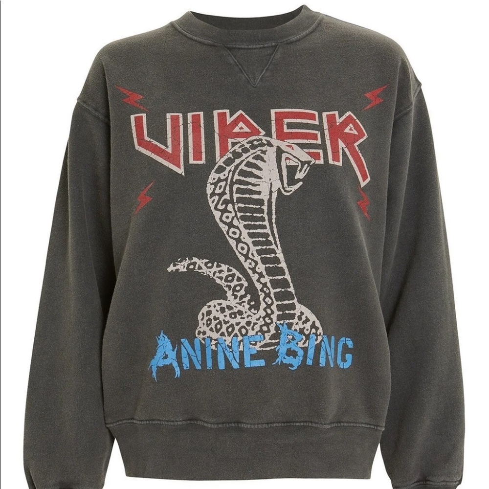 ANINE BING VIPER SWEATSHIRT XSMALL